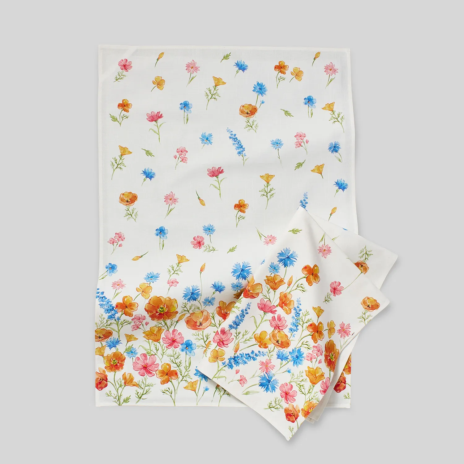 Sur La Table Wild Poppies Towels, Set of 2