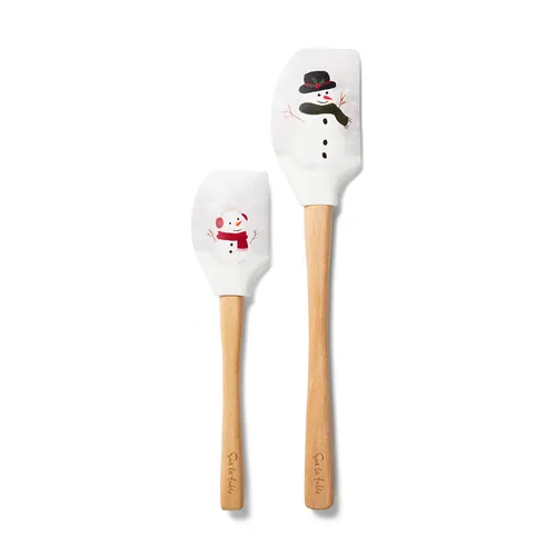 Sur la table Mini & Me Snowperson Spatulas, Set of 2