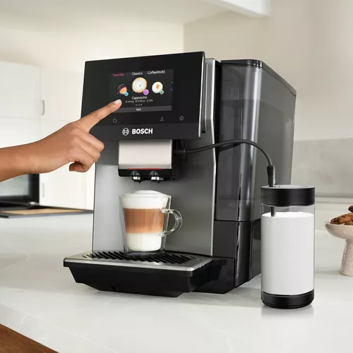 Bosch 800 Series Fully Automatic Espresso Machine with Milk Express Plus, Black