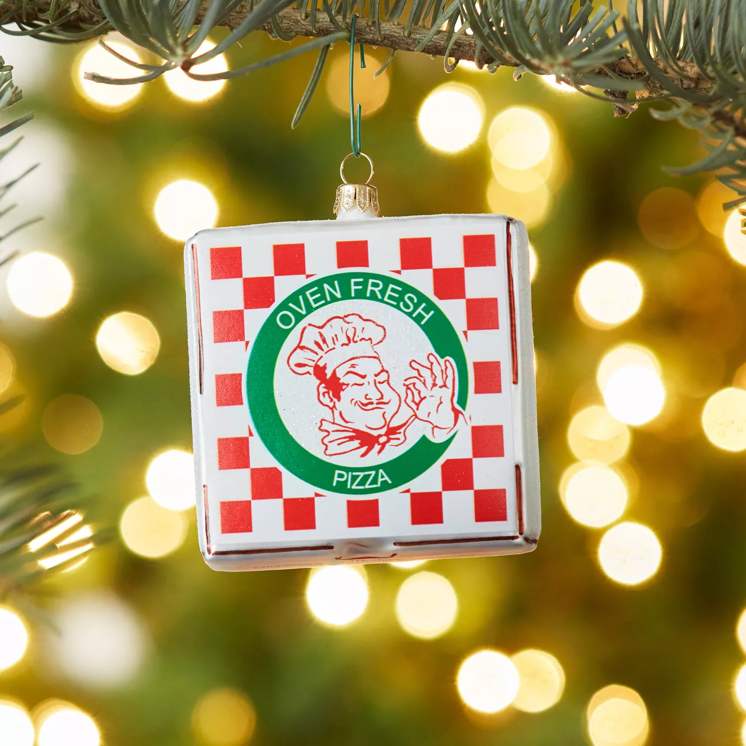 Sur La Table Pizza Box Glass Ornament Sur La Table