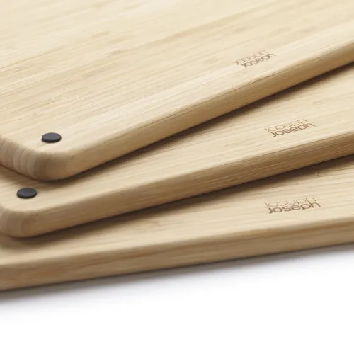 Joseph Joseph Folio Steel Bamboo 3-Piece Cutting Board Set