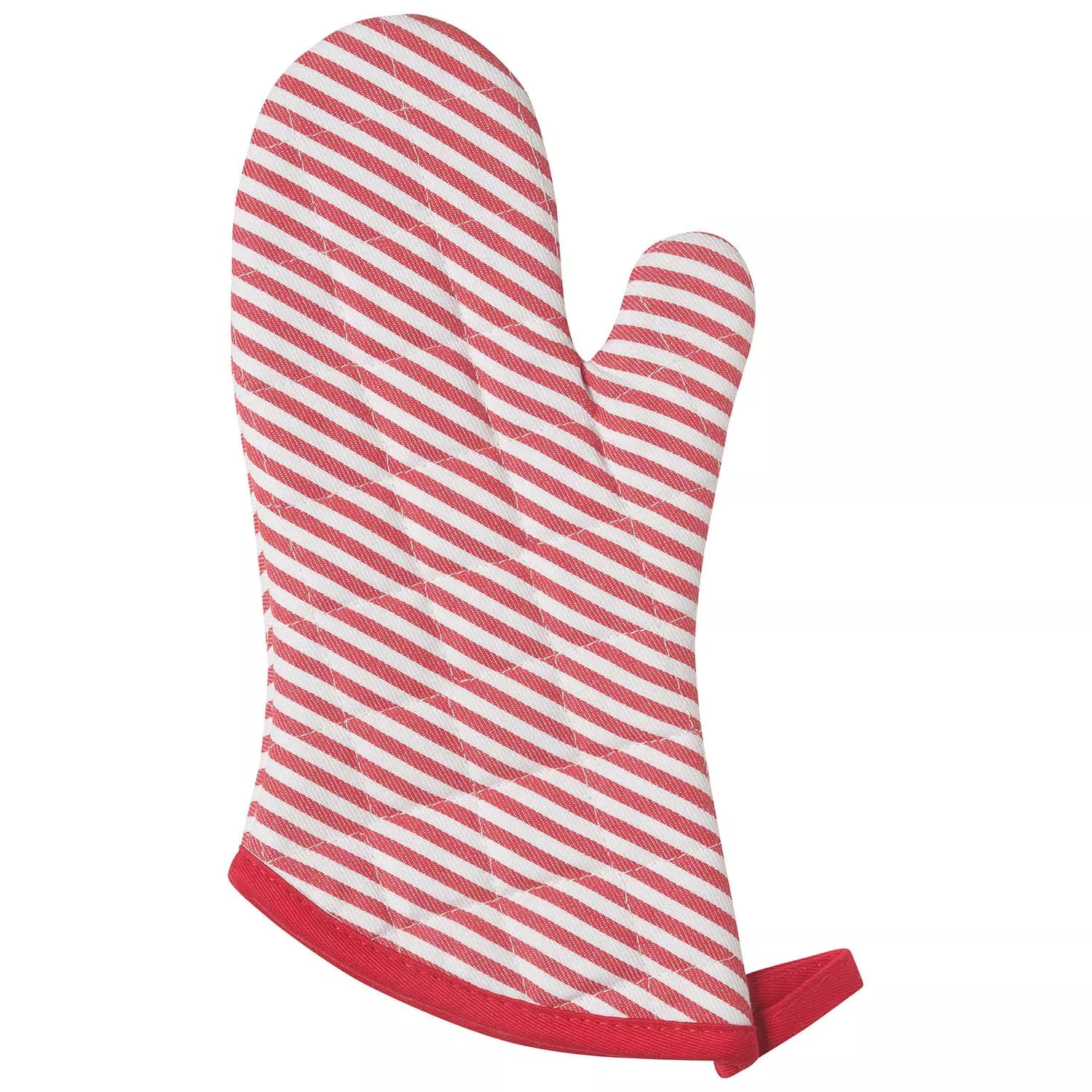 Sur La Table Silicone Striped Oven Mitt, Red