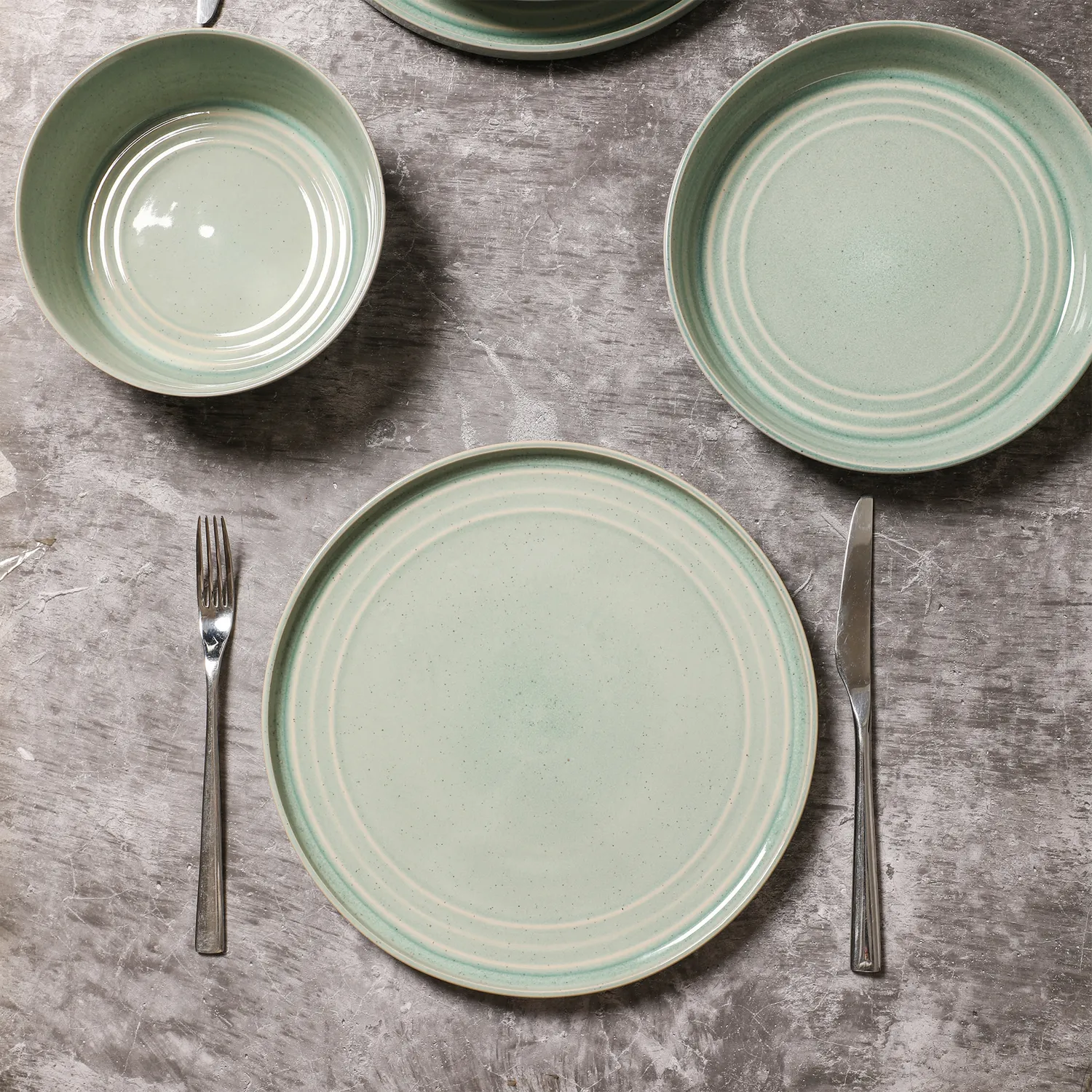 Stone Lain Claire Stoneware 12-Piece Dinnerware Set