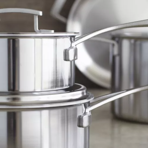 Demeyere Industry5 Stainless Steel Cookware Set, 10 Piece