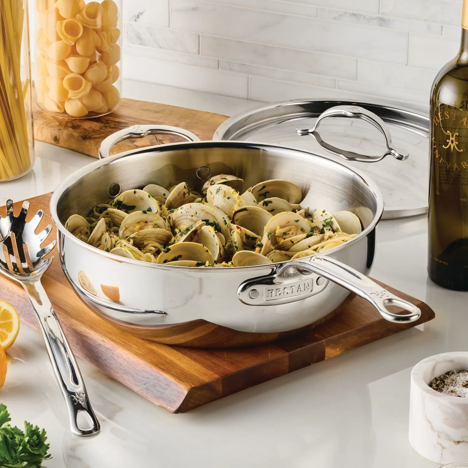 Hestan ProBond® Luxe Stainless Steel 7-Piece Cookware Set
