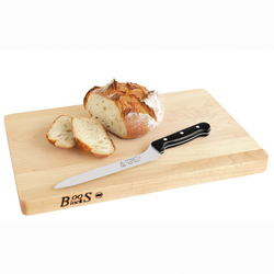 John Boos Maple Edge Grain Cutting Board Reversible with Eased Corners, 1.25" Thick Board quality