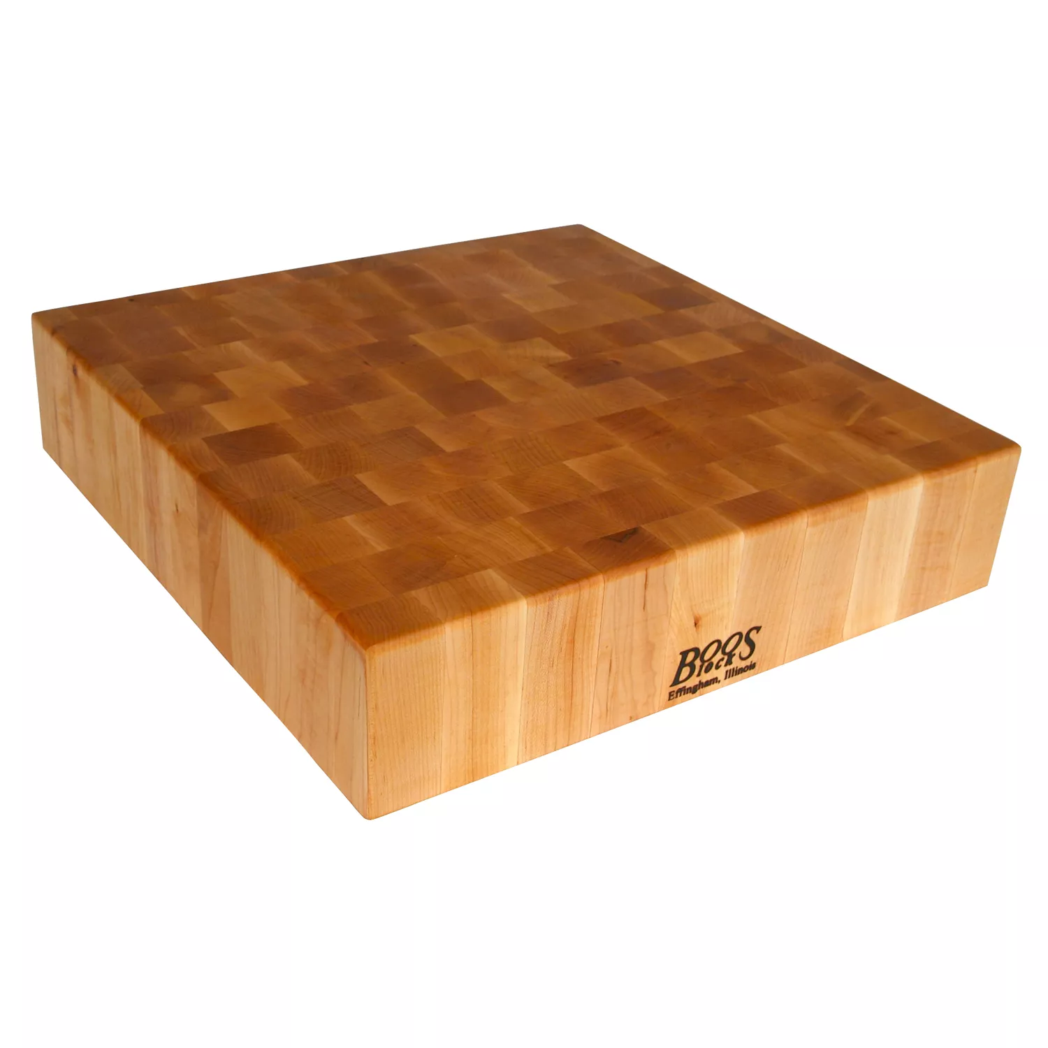 John Boos Edge-Grain Maple Reversible Cutting Board with Handles, 24 x 18
