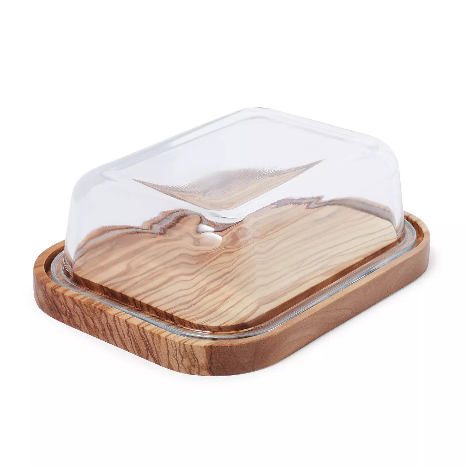 Sur La Table Olivewood Butter Dish | Sur La Table