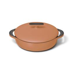 Caraway Enameled Cast Iron Braiser, 3.5qt.