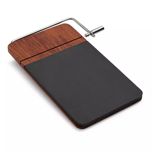 Sur La Table Slate Cheese Board with Slicer