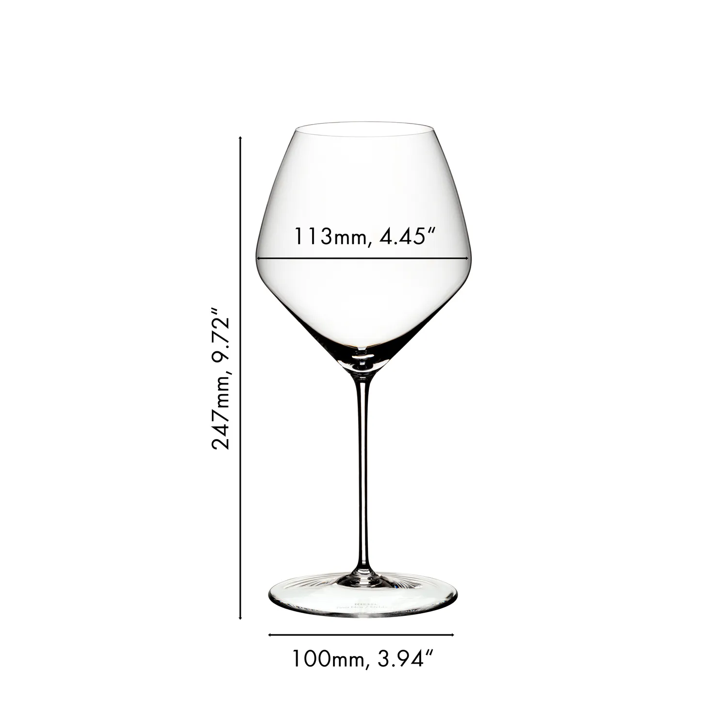 Riedel Veloce Pinot Wine Glass, Set of 4