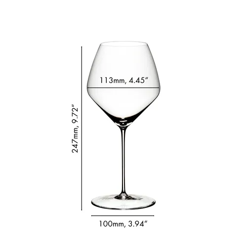 Riedel Veloce Pinot Wine Glass, Set of 4