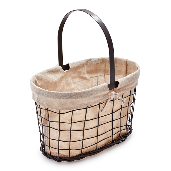 Madeline Basket with Linen Liner