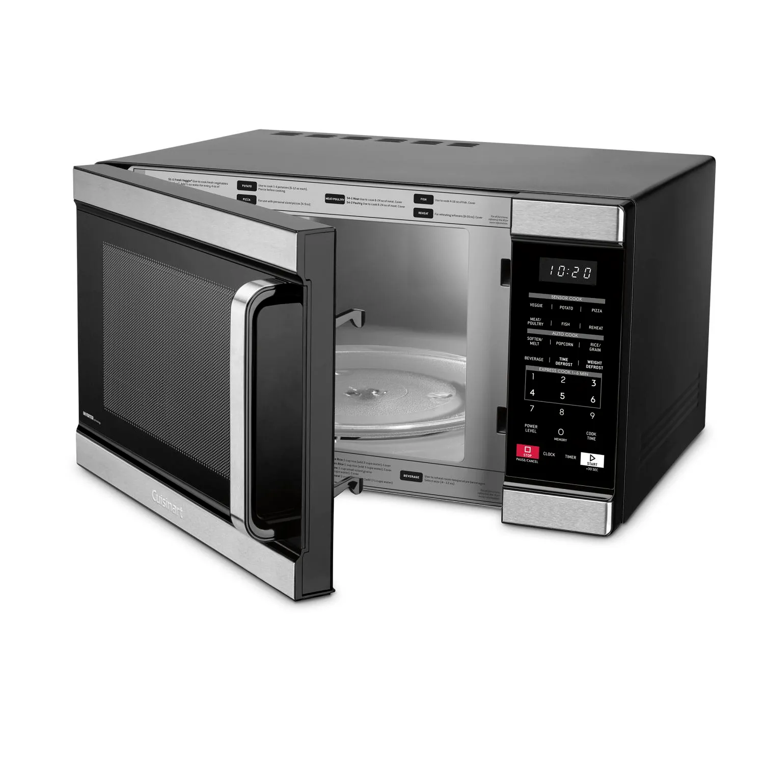 Cuisinart Microwave with Sensor Cook & Inverted Technology