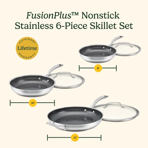 Cuisinart FusionPlus 6-Piece Skillet Set