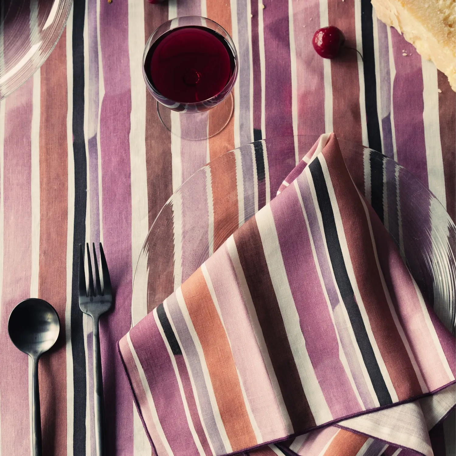 Goldie Home Lisbon Stripe Napkins, Set of 4