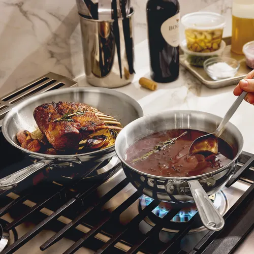 All-Clad D3 Stainless Steel Chef's Choice 3-Piece Cookware Set