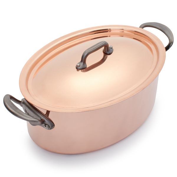 Jacques P&#233;pin Limited Edition Copper Oval Dutch Oven, 4 qt.