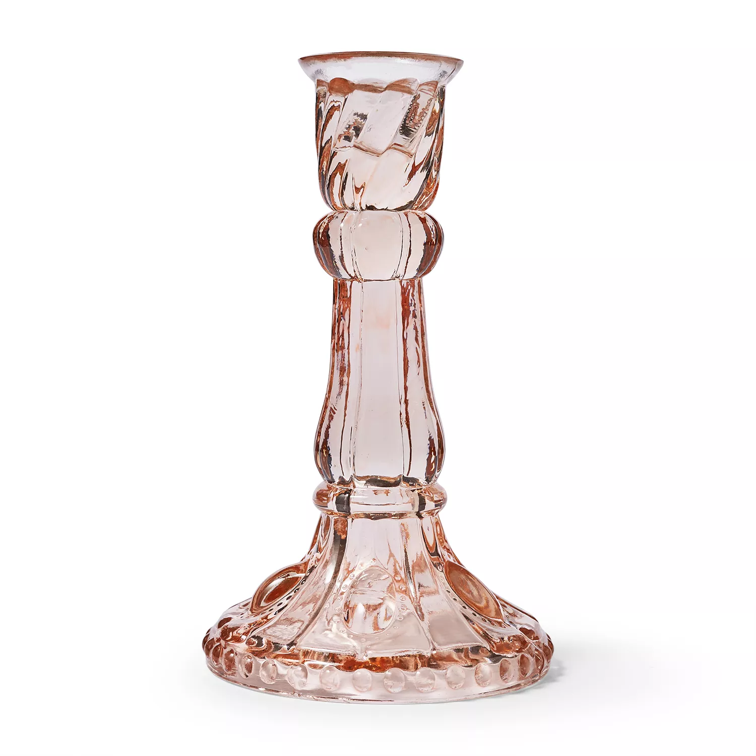 Sur La Table Rose Taper Candle Holder, 7.5"