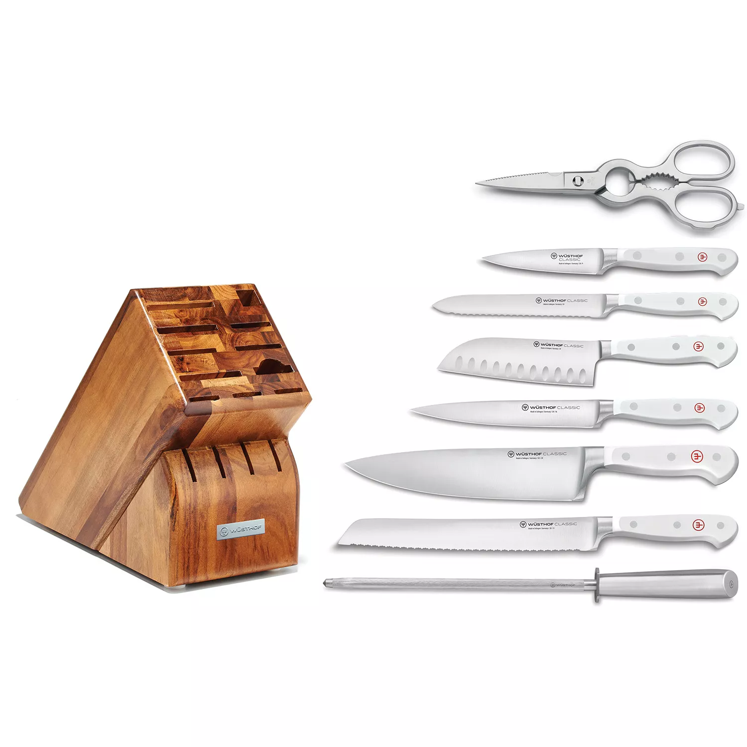 Wusthof Classic Steak Knife Set with Wood Case (8 Piece)