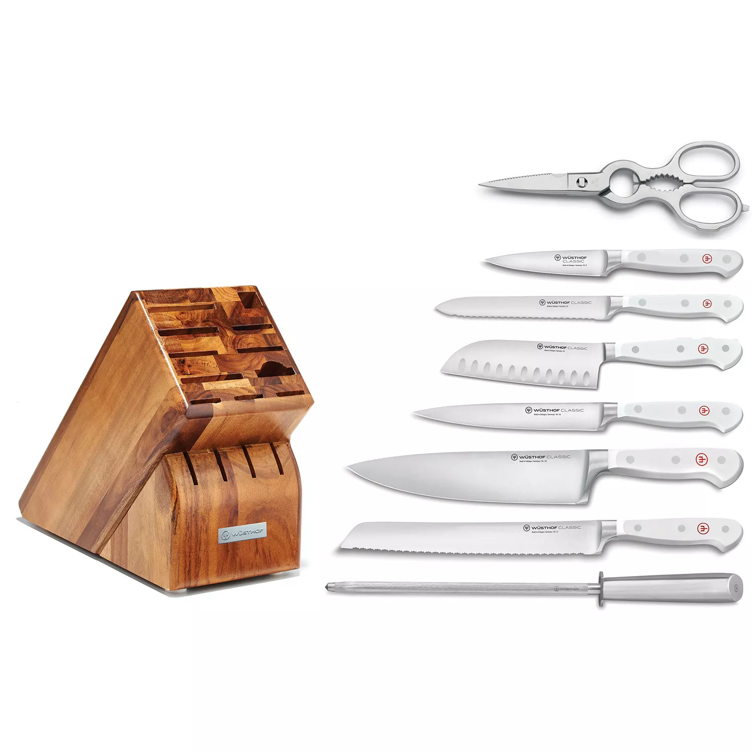 Wüsthof Classic 9-Piece Knife Block Set