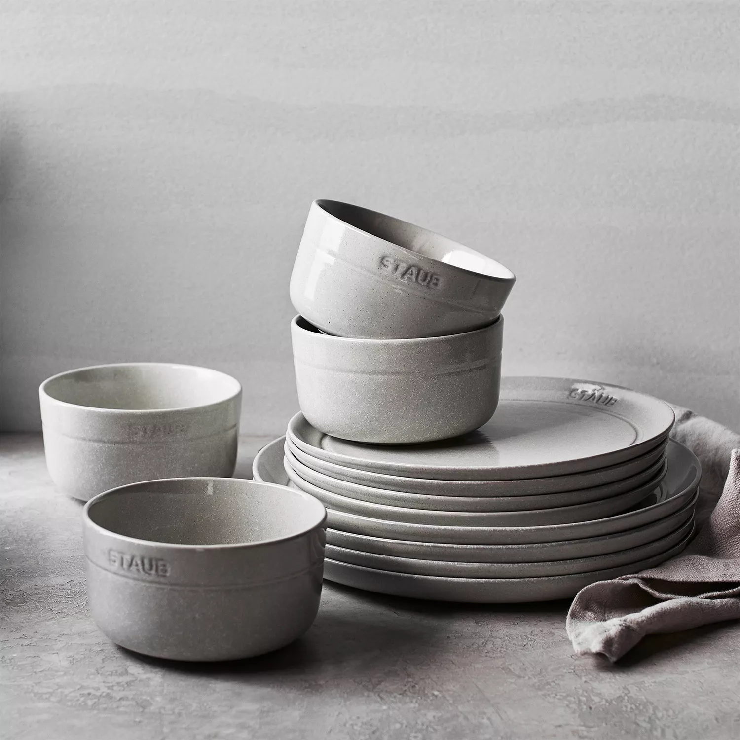 Sur La Table Silicone Baking Cups, Set of 12, Gray