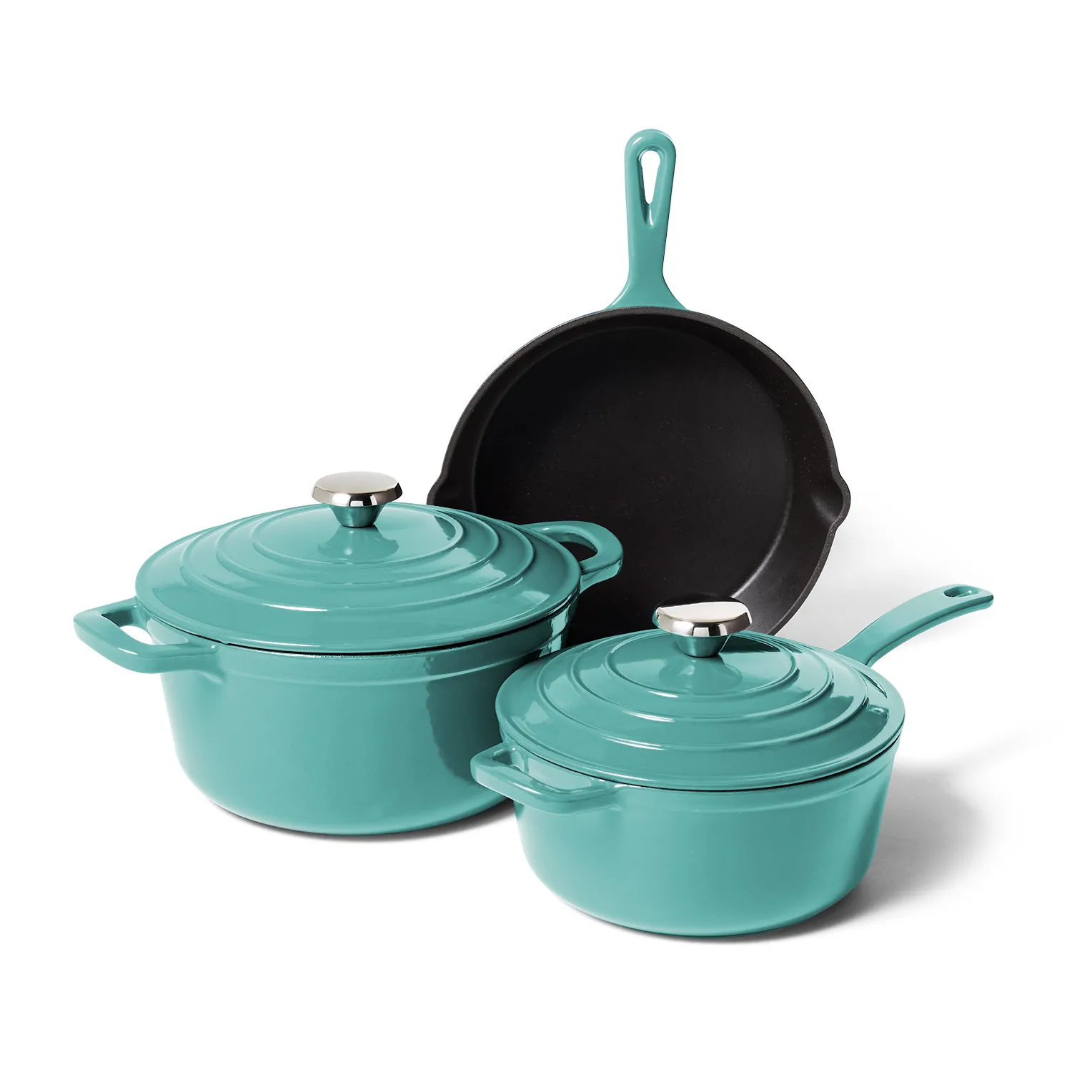 Sur la table Enameled Cast Iron 5-Piece Set
