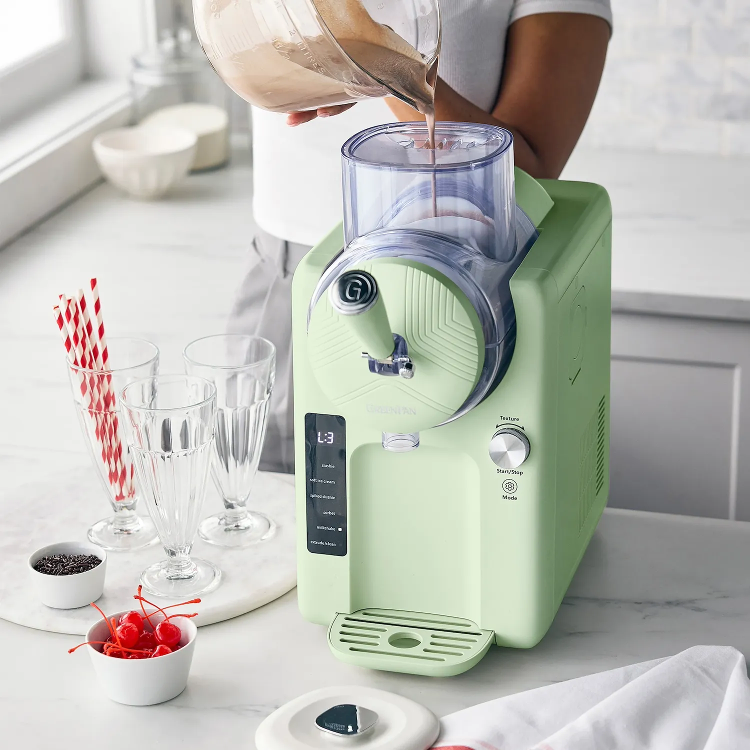 GreenPan Frost Ice Cream & Frozen Drink Maker 
