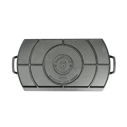 Lodge Blacklock Cast Iron Double Burner Griddle, 20&#34;