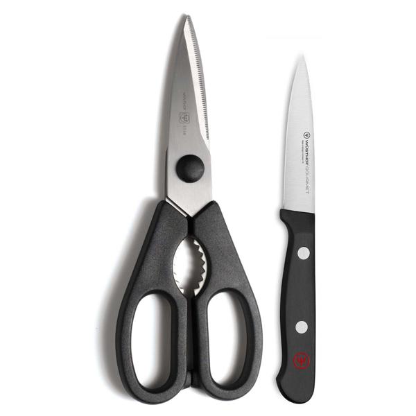 Wüsthof Gourmet Shear and Paring Knife Set