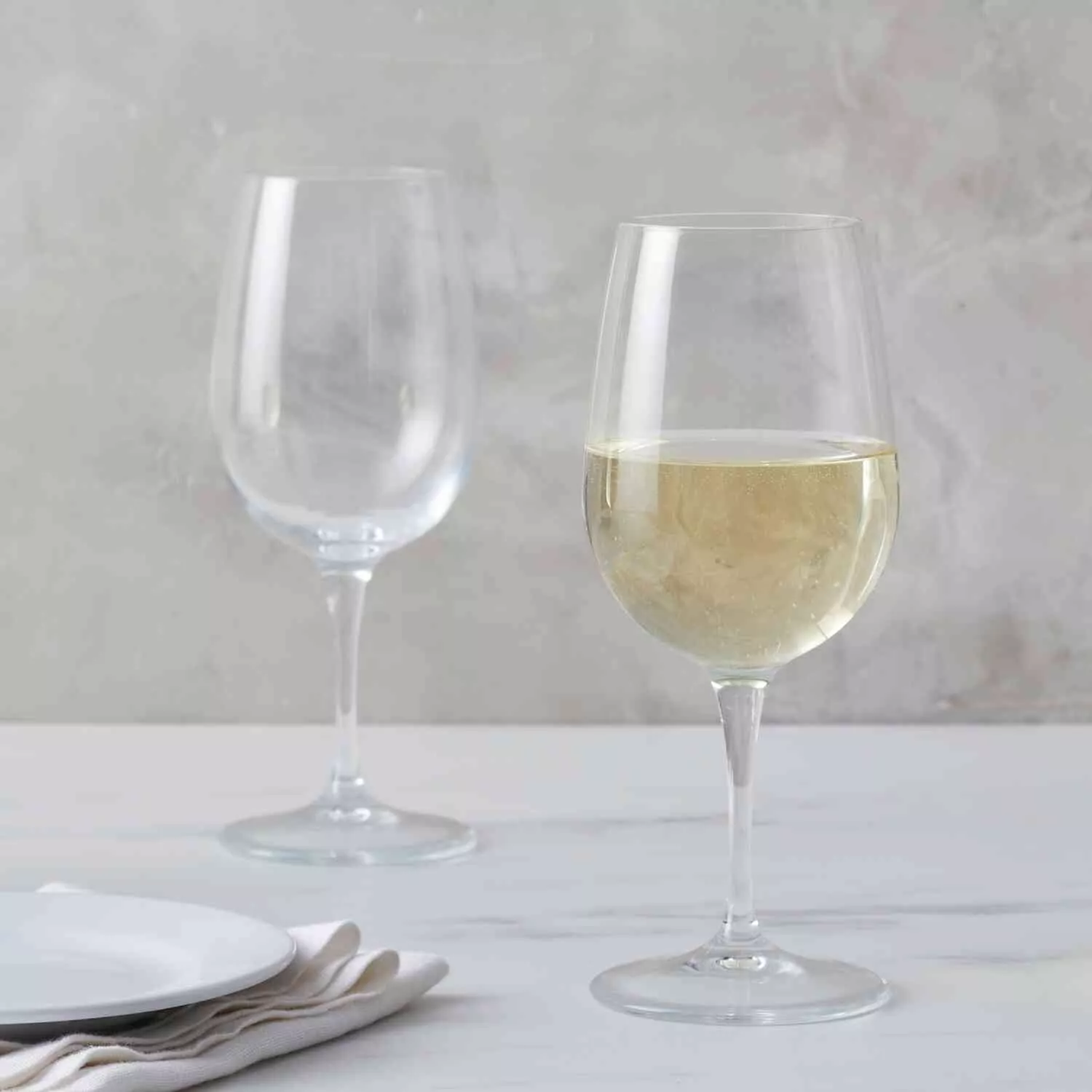 Sur La Table Bistro White Wine Glasses, Set of 4