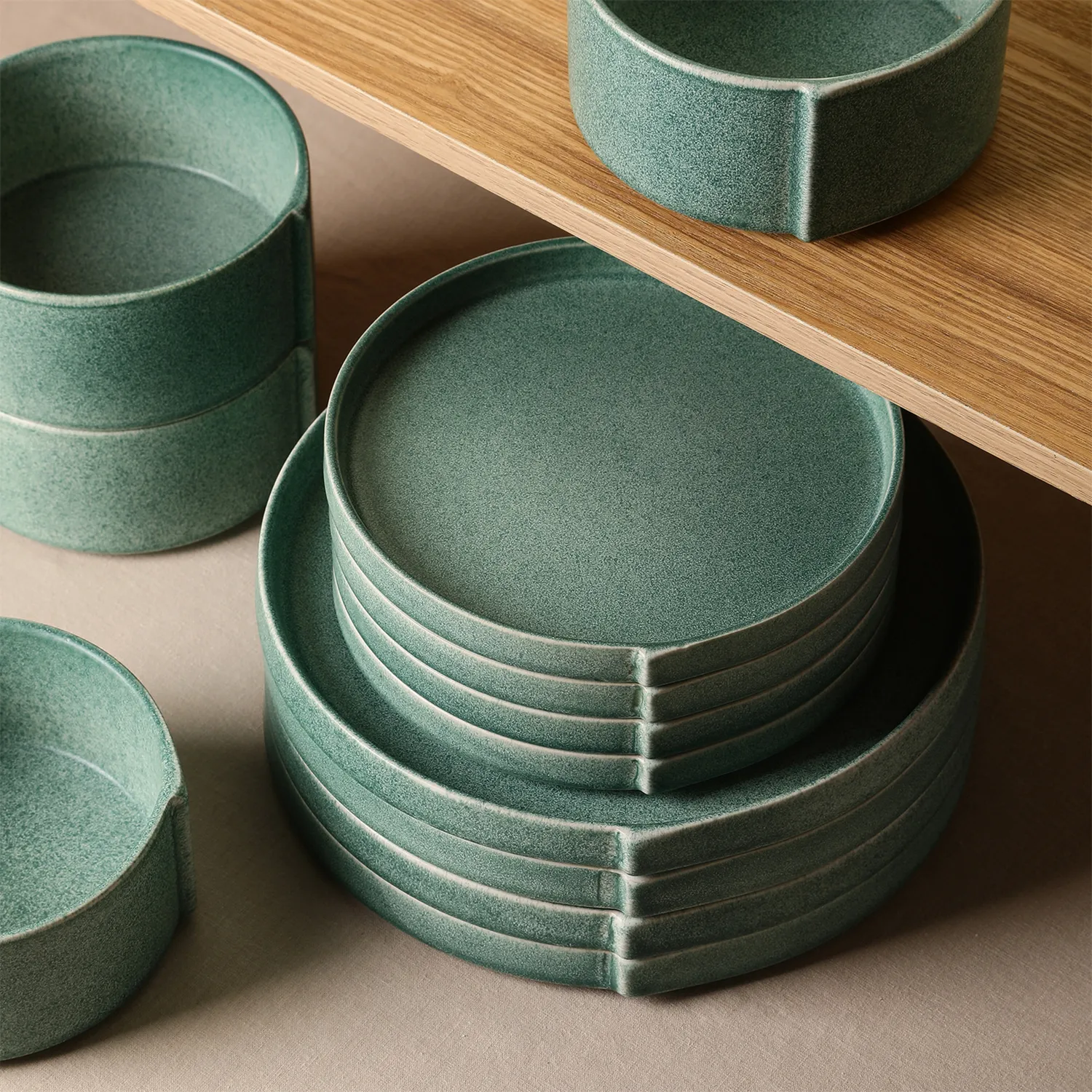 Stone Lain Bao Stoneware 12-Piece Dinnerware Set