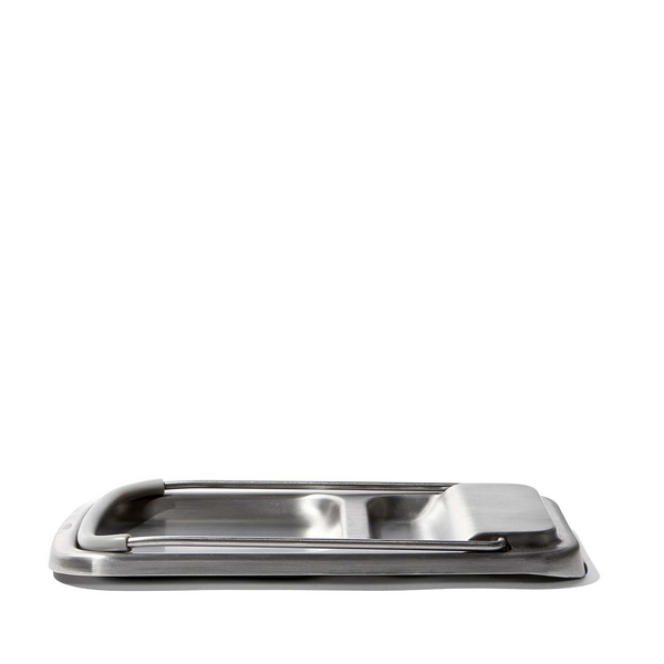 OXO Stainless Steel Spoon Rest with Lid Holder