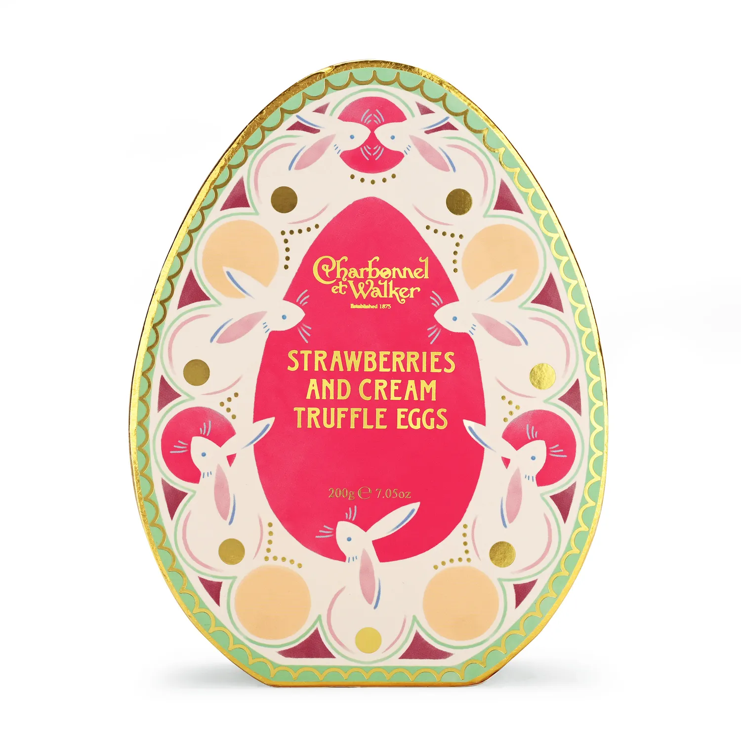 Charbonnel et Walker Strawberries & Cream Egg Shaped Truffles