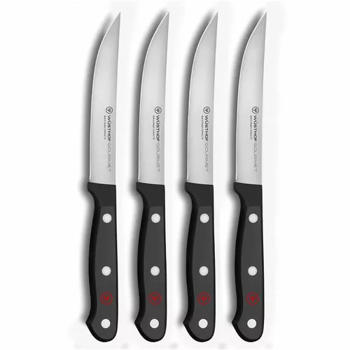 WÜSTHOF 8-Piece Stainless Mignon Steak Knife Set, Silver