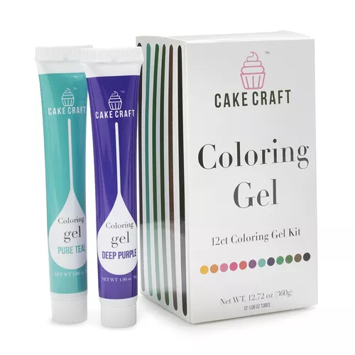 Cake Craft 12-Pack Coloring Gel Kit