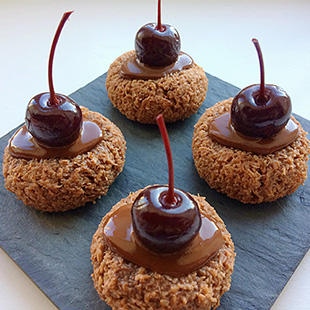 Chocolate Coconut Macaroons