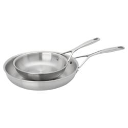 Demeyere Essential 5 Stainless Steel Skillet Set, 8" & 11"