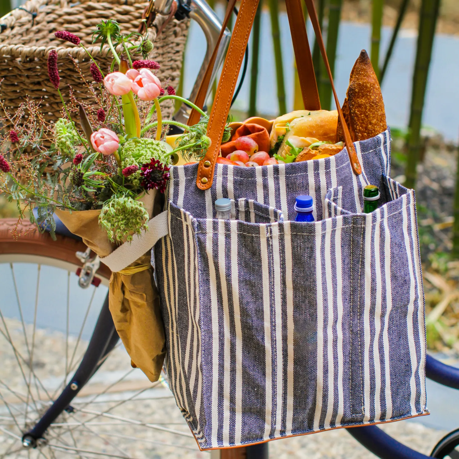 Capabunga 7-Pocket Farmer&#8217;s Market Tote