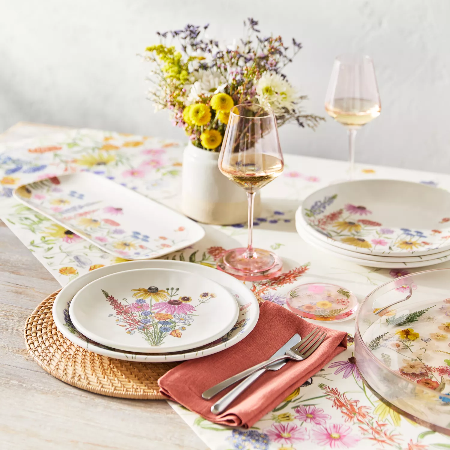 Sur La Table Wildflower Melamine Platter