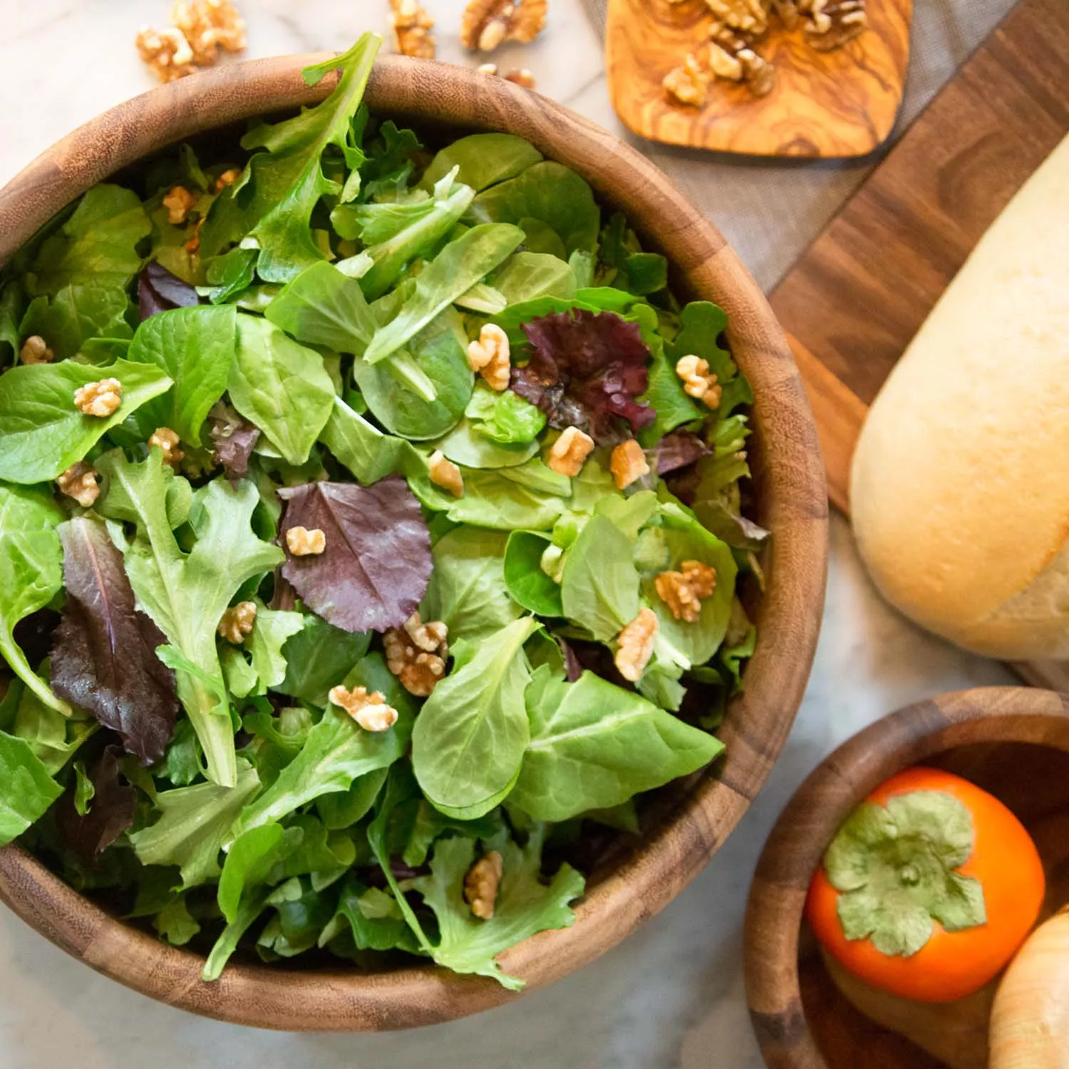 Fox Run Acacia Salad Bowl, 12"