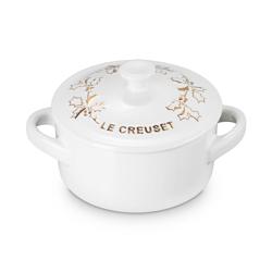Le Creuset Holly Petite Cocotte, 8 oz.
