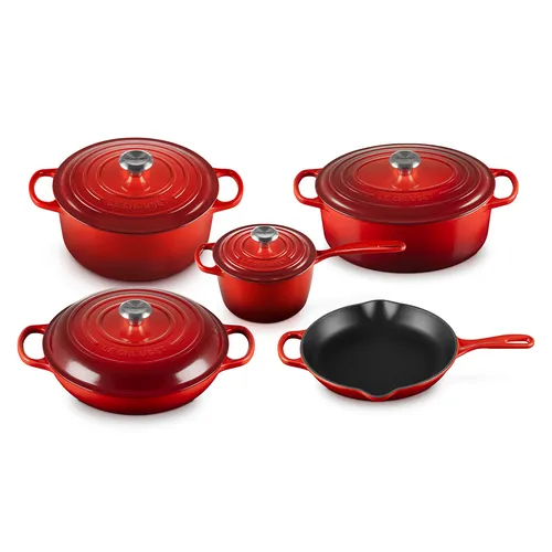 Le Creuset Signature 9-Piece Cookware Set
