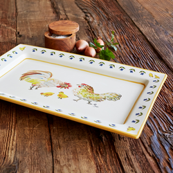 Jacques P&#233;pin Collection Chickens Platter