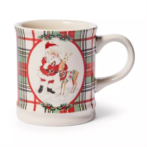 Sur La Table Tartan Mug