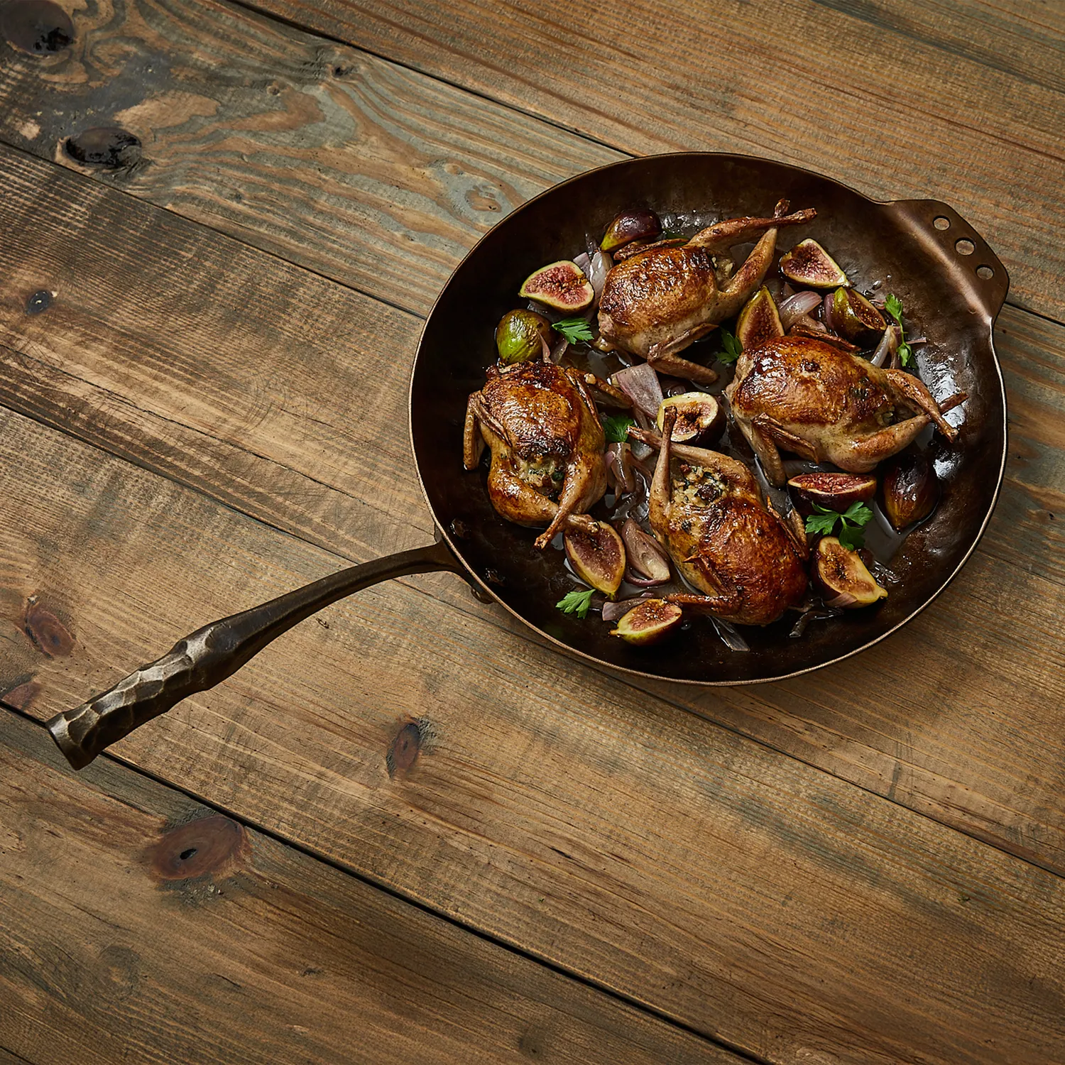 Smithey Carbon Steel Farmhouse Skillet, 12"