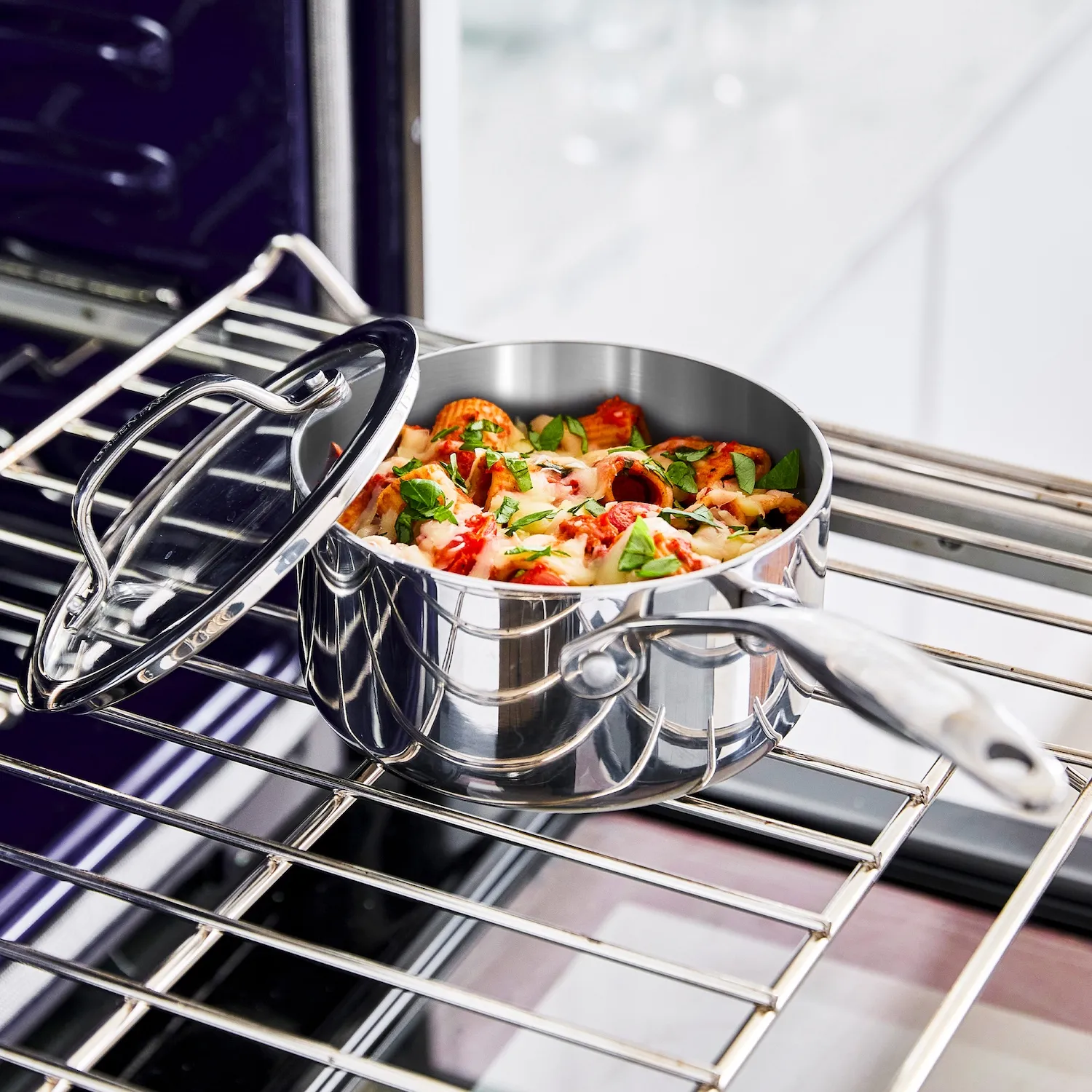 GreenPan Valencia Pro 3-Ply Stainless Steel Saucepan with Lid