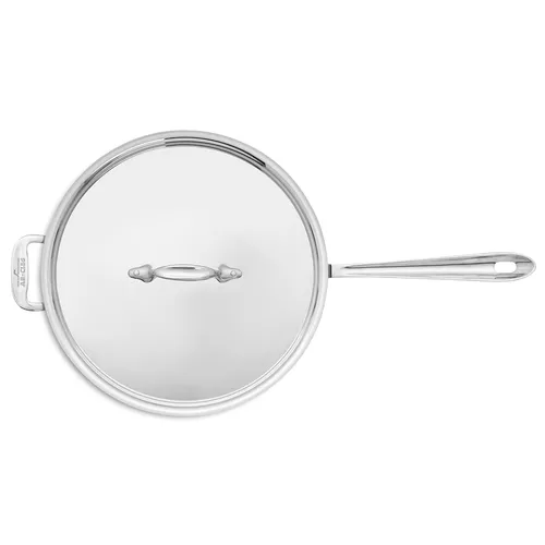 All-Clad Covered Stainless Steel Saut&#233; Pan, 3 qt.