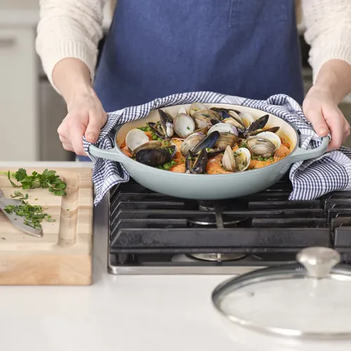 Le Creuset Signature Braiser with Glass Lid, 2.25 qt.