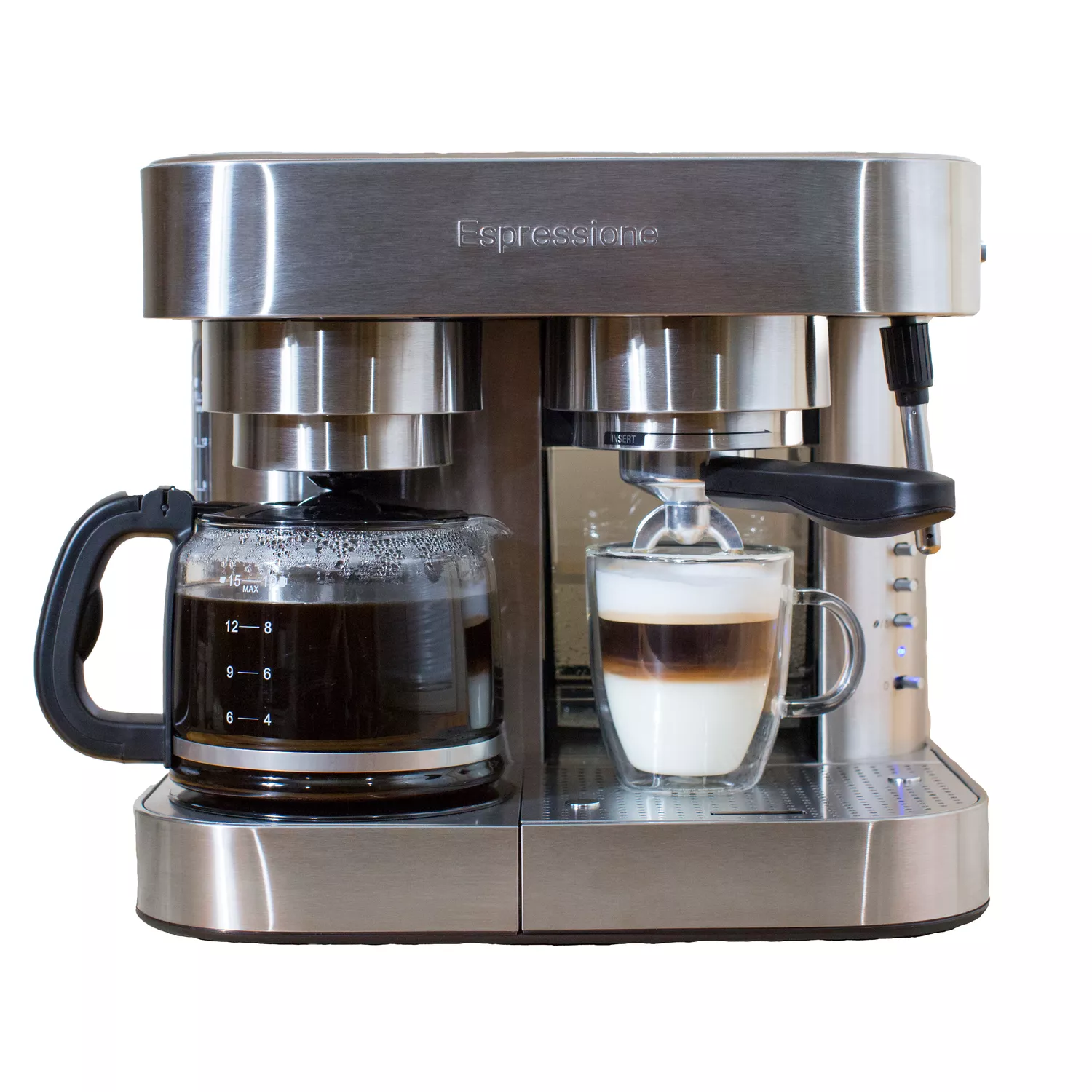 Dual Brew 10-Cup Coffee Maker and Espresso Machine Maker Combo With  Touchscreen